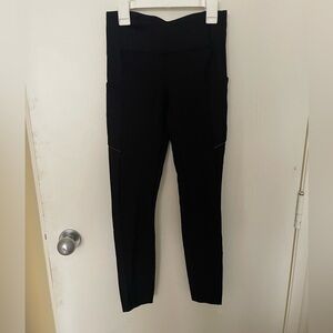 Black Lululemon Leggings Size 4